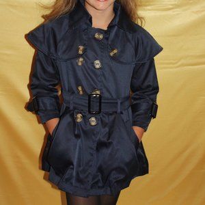 Girls Navy blue coat